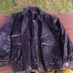 Leather jacket - unisex